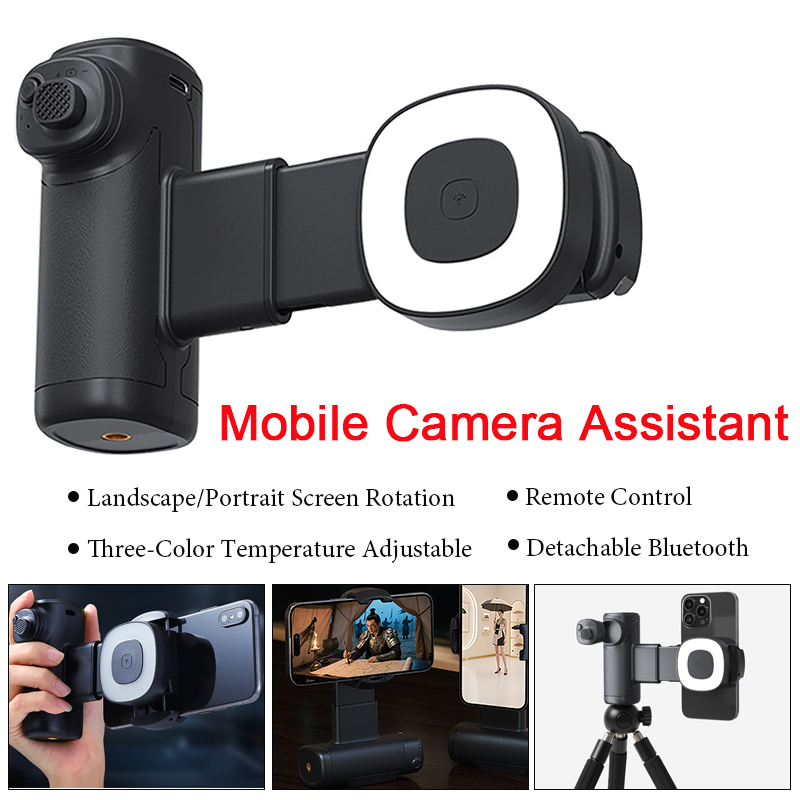 Photography Lighting Assistant - Tragbarer Kamera-Assistent mit Bluetooth-LED-Selfie-Licht und Verstellbarem