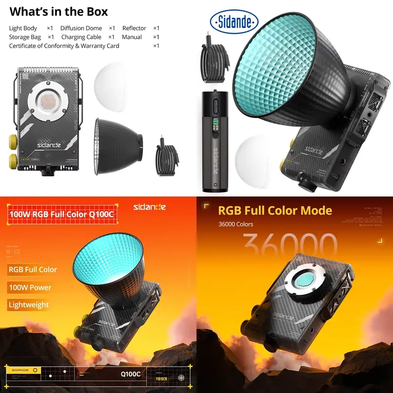 Photography Lighting Color - Marke für Sidande Q100C Q100Lite Optisches