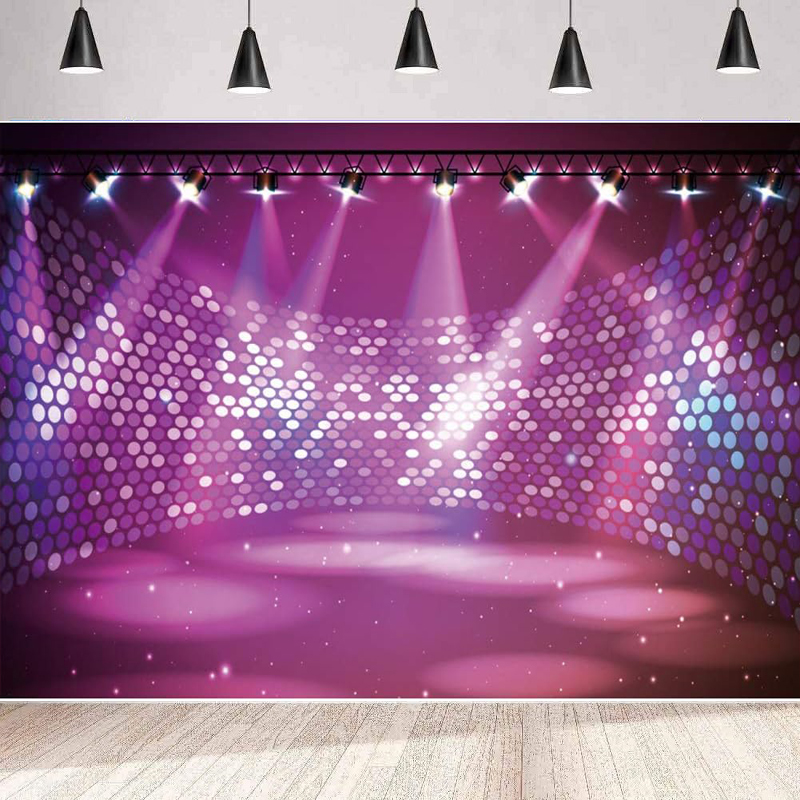 Photography Lighting For Portraits - Fotografie-Hintergrund, fuchsiafarbener Spotlight, Tanzfläche, Bühnenbeleuchtungseffekt, Show-Banner,