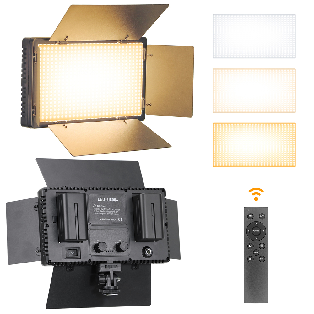 Photography Lighting Uk - U800 600 LED Video Panel Licht