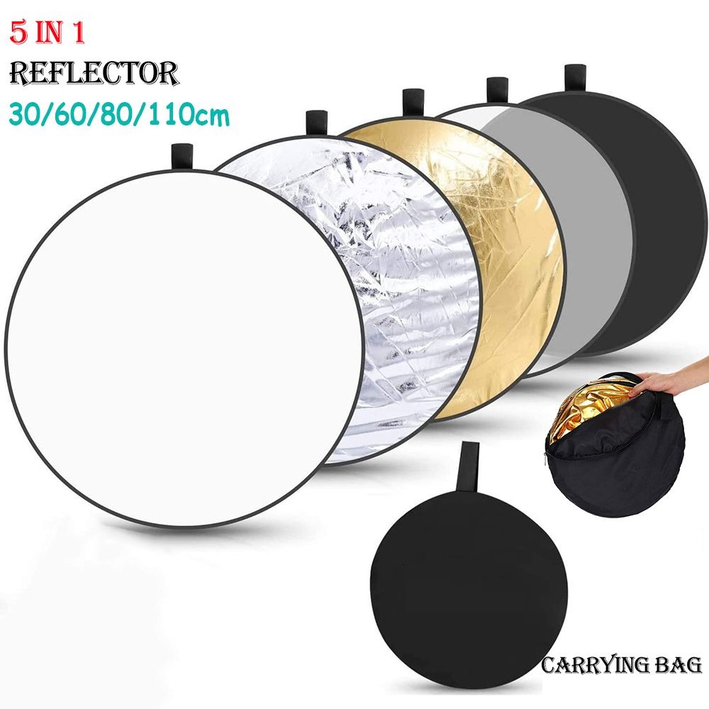 Photography Lighting Reflectors - Reflektor 30cm 60cm 80cm 110cm Silber