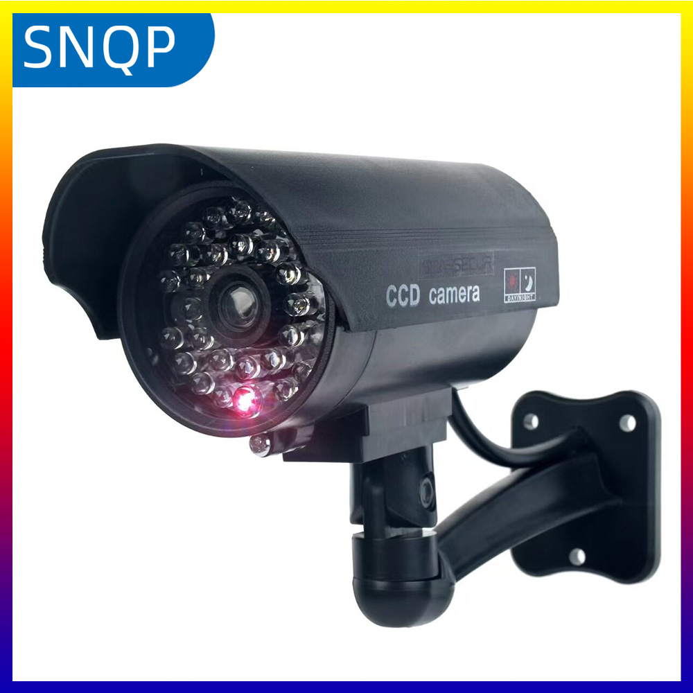 Photography Lighting Diagram - SNQP Dummy-Kamera, wasserdichte Sicherheits-CCTV-Überwachungskamera mit blinkendem