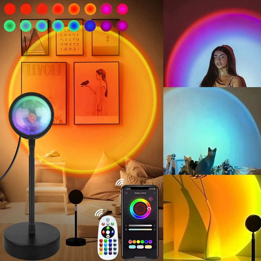 Photography Lighting Lamp - Smart Sunset Lampe Tuya LED Nachtlicht