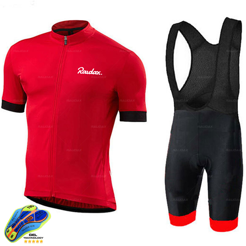 Coloured Gel Set - Raudax Fahrradbekleidung 2025, rote Farbe, Ropa