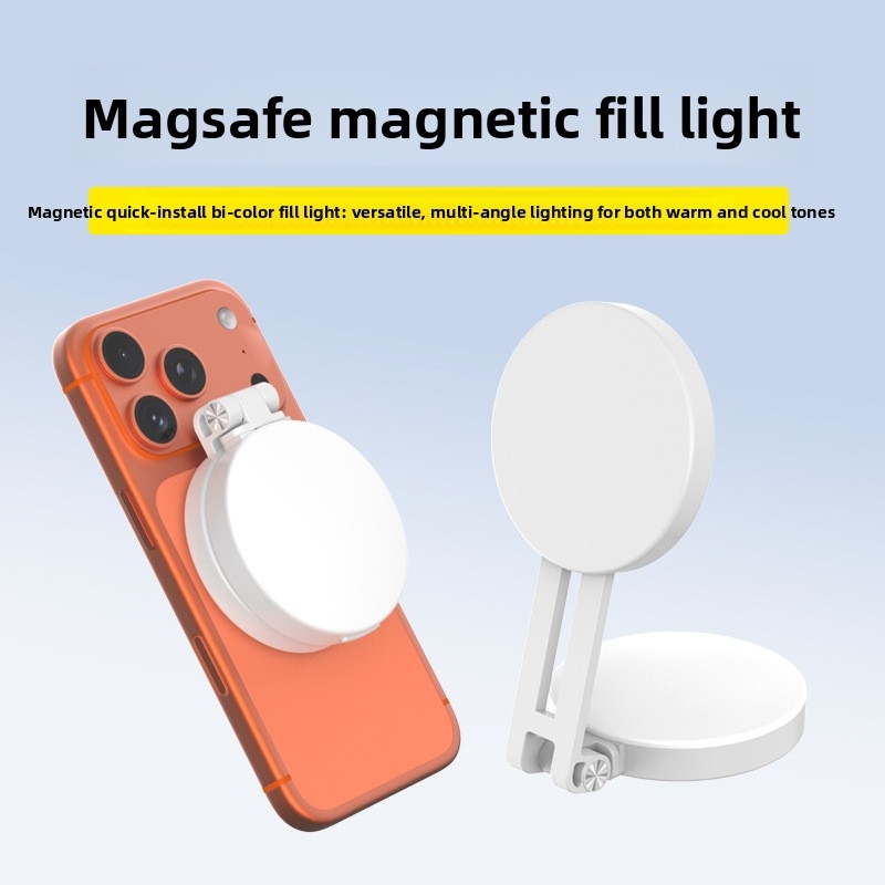 Photography Lighting Color - Magsafe Handy LED-Ringlicht Tragbares Zweifarbiges Dimmbares