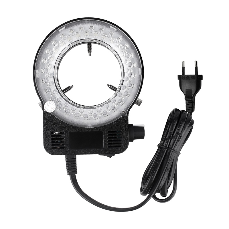Photography Lighting Diagram - 56 LED-Ringlicht-Beleuchtungslampe für Industrie-Stereomikroskope, Objektivkameras, Lupen
