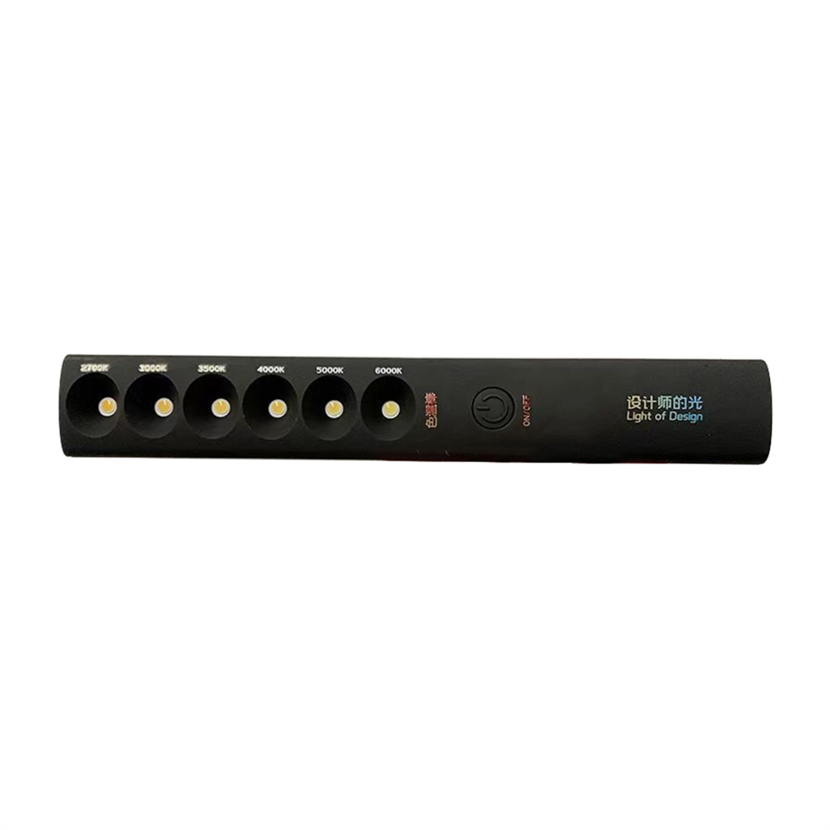 Photography Lighting Color - ABQR 6 Modi Farbtemperatur-Lampenstick, wiederaufladbar, 2700