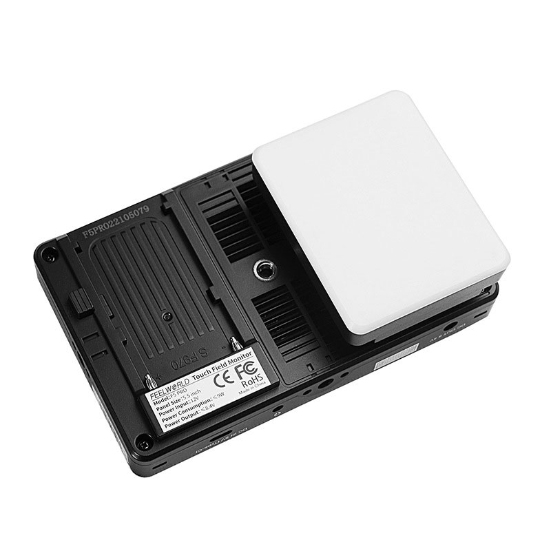 Photography Lighting Director - Kohlefaser-Regisseurmonitor mit 4K-Fotografie-Fülllicht, 1920x1080 Auflösung, 5,5-Zoll-SLR-Touchscreen