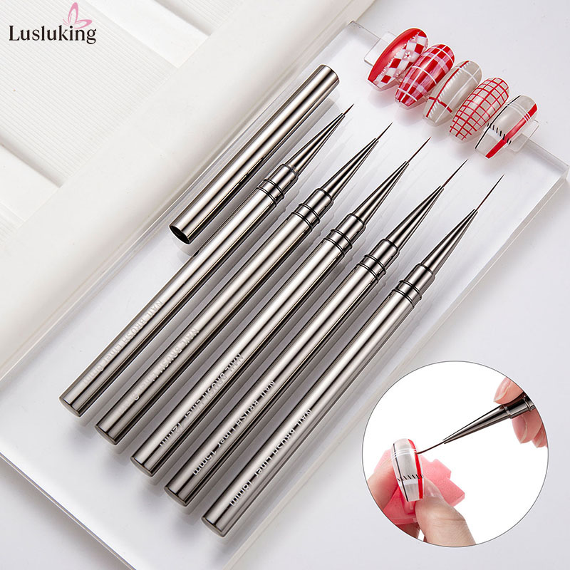 Coloured Gel Set - 5PCS Nail art Liner Pinsel Hand