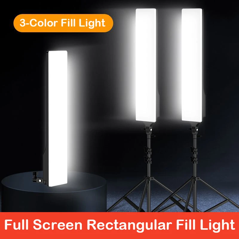 Photography Lighting Uk - Rechteckiges LED-Fotostudio-Lichtpanel, 3000 K–6500 K, Video-Fülllampe
