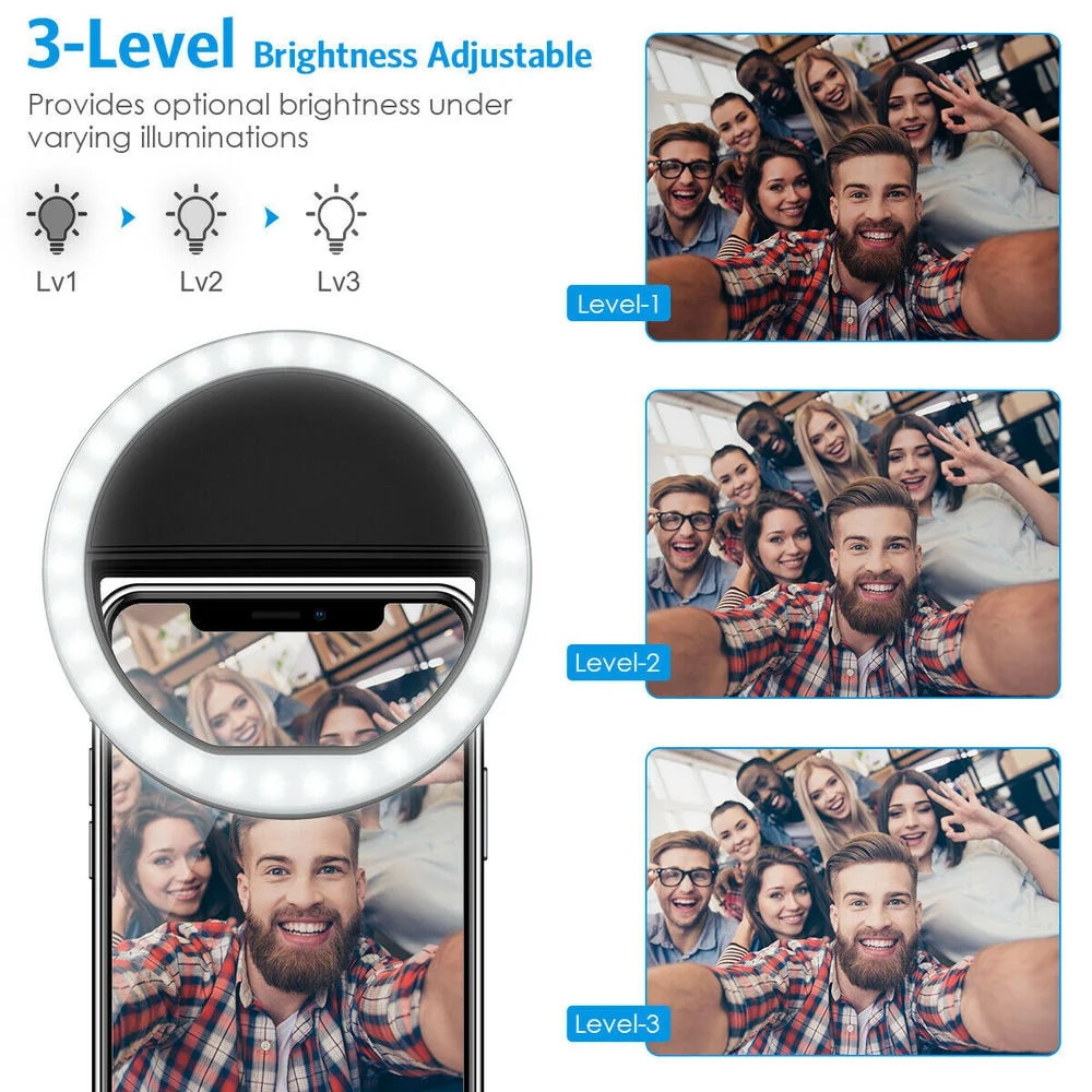 LED-Selfie-Ringlicht mit USB-L – Photography Lighting Spotlight Bewertung und Preis