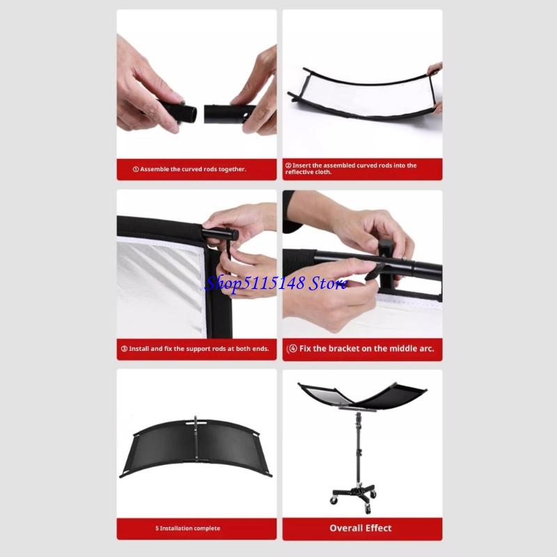 F3MA Kompakt gebogener Fotogra – Photography Lighting Reflectors Bewertung und Preis