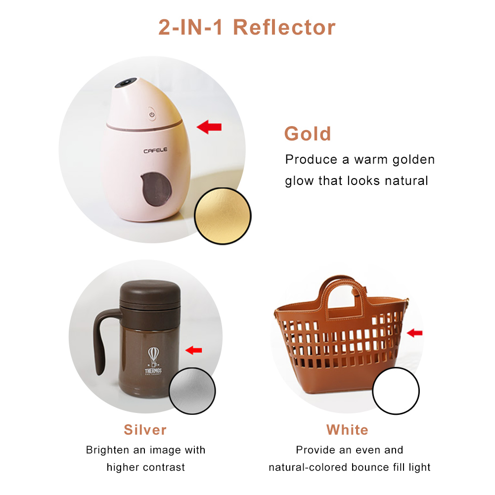 2-in-1 Runder Tragbarer Reflek – Photography Lighting Reflectors Bewertung und Preis