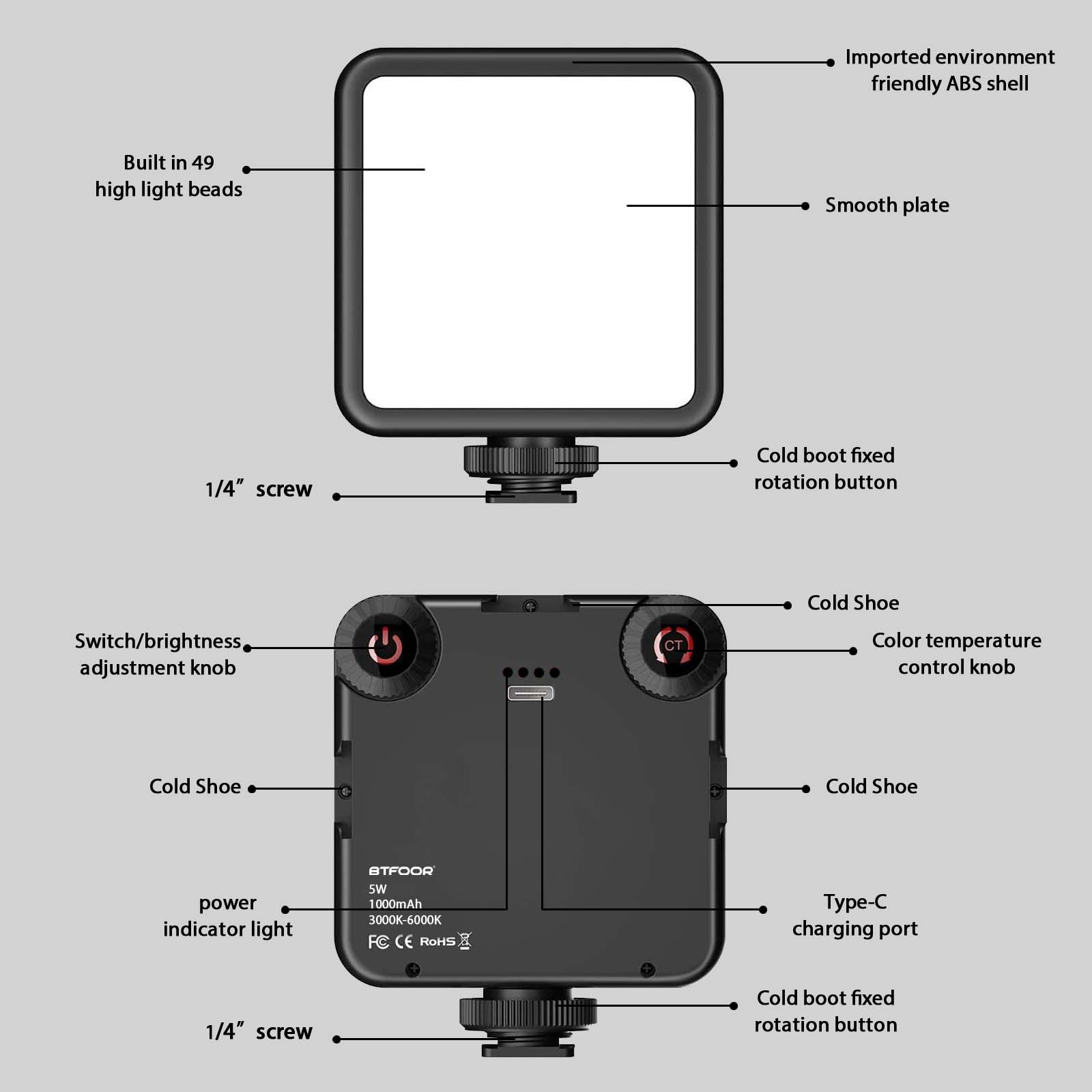 LED-Videoleuchte, tragbar, Fot – Photography Lighting Diagram Bewertung und Preis