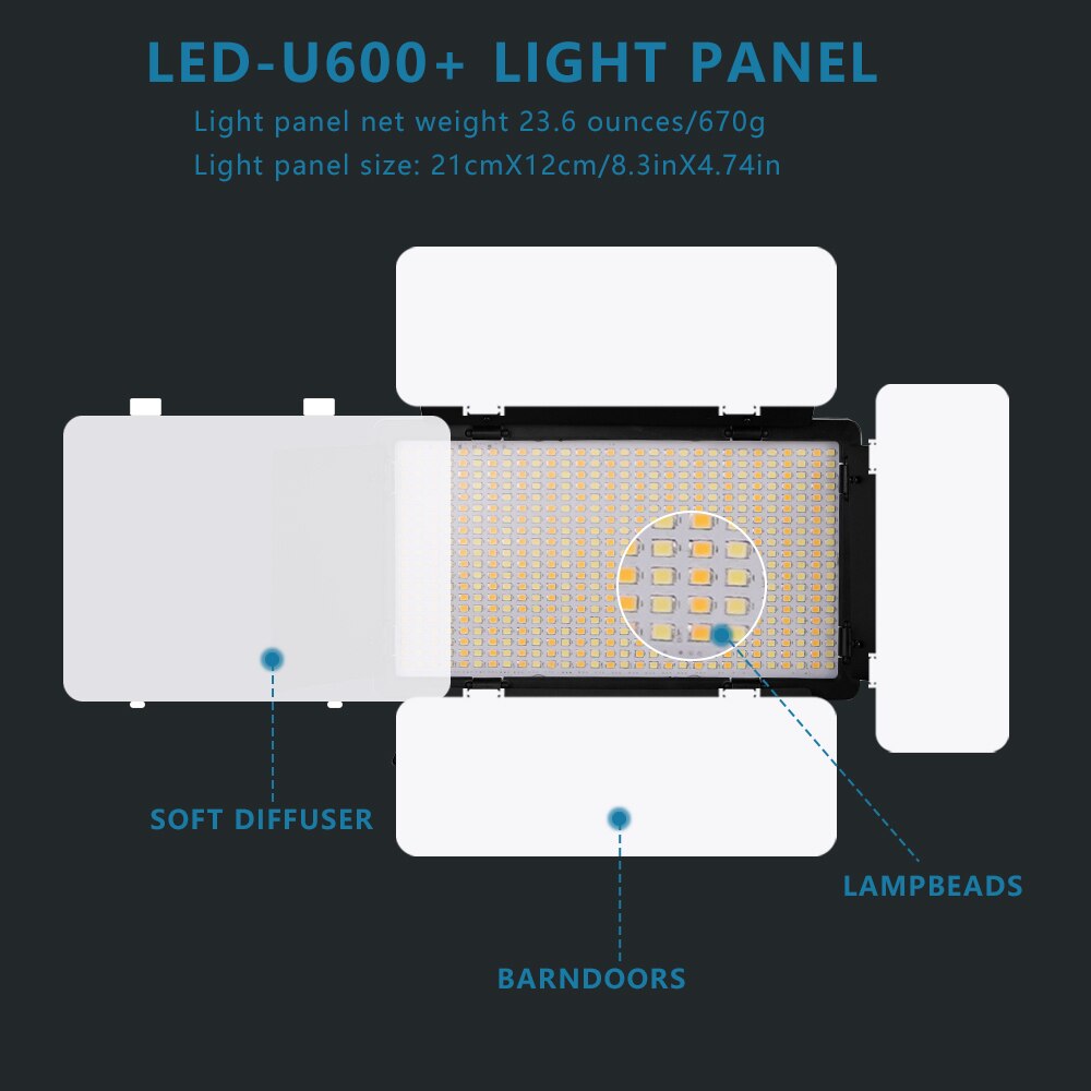 Nagnahz u800 led video licht f – Photography Lighting Uk Bewertung und Preis