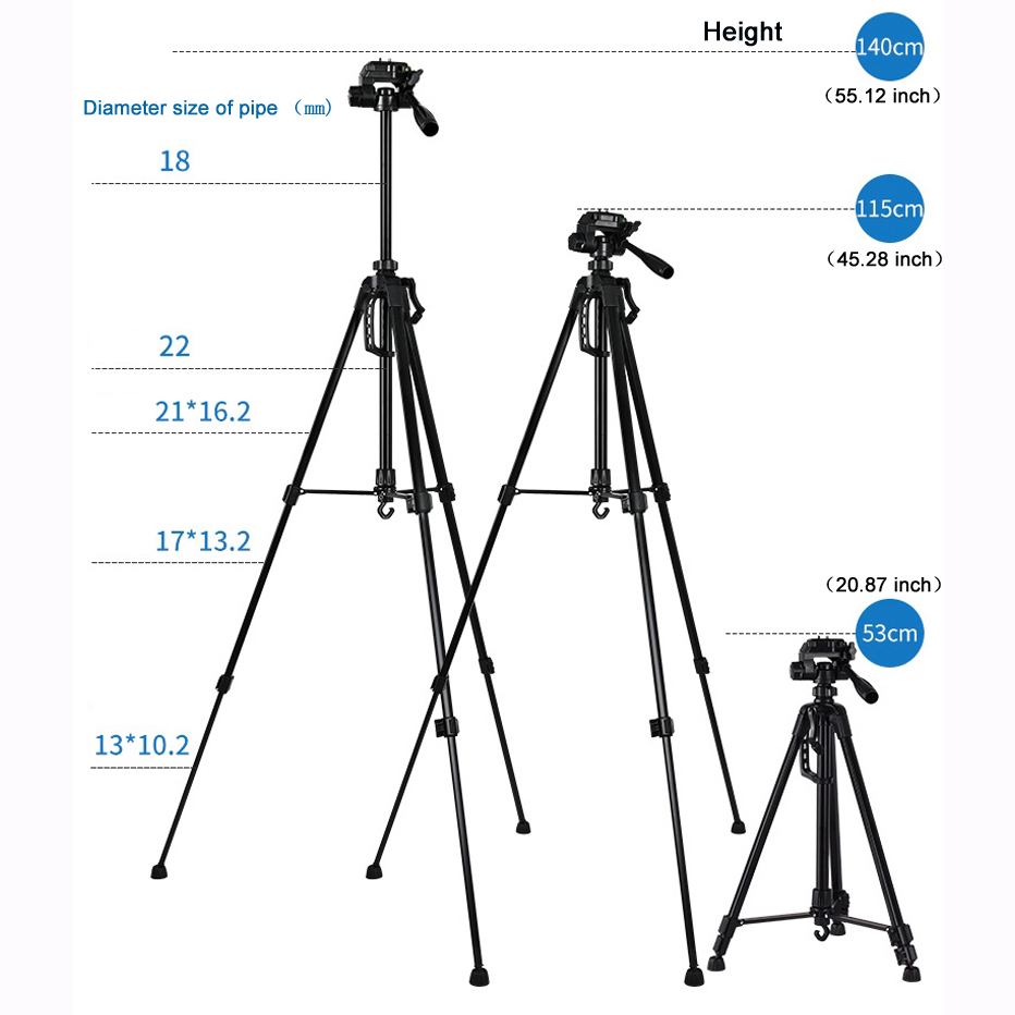 55-Zoll Universal-Stativ für T – Photography Lighting Lamp Bewertung und Preis