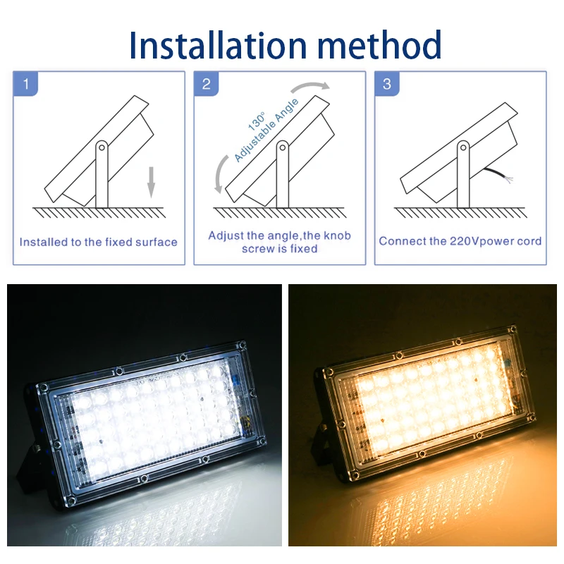 4 Teile/los Led Flutlicht 50W  – Photography Lighting Uk Bewertung und Preis