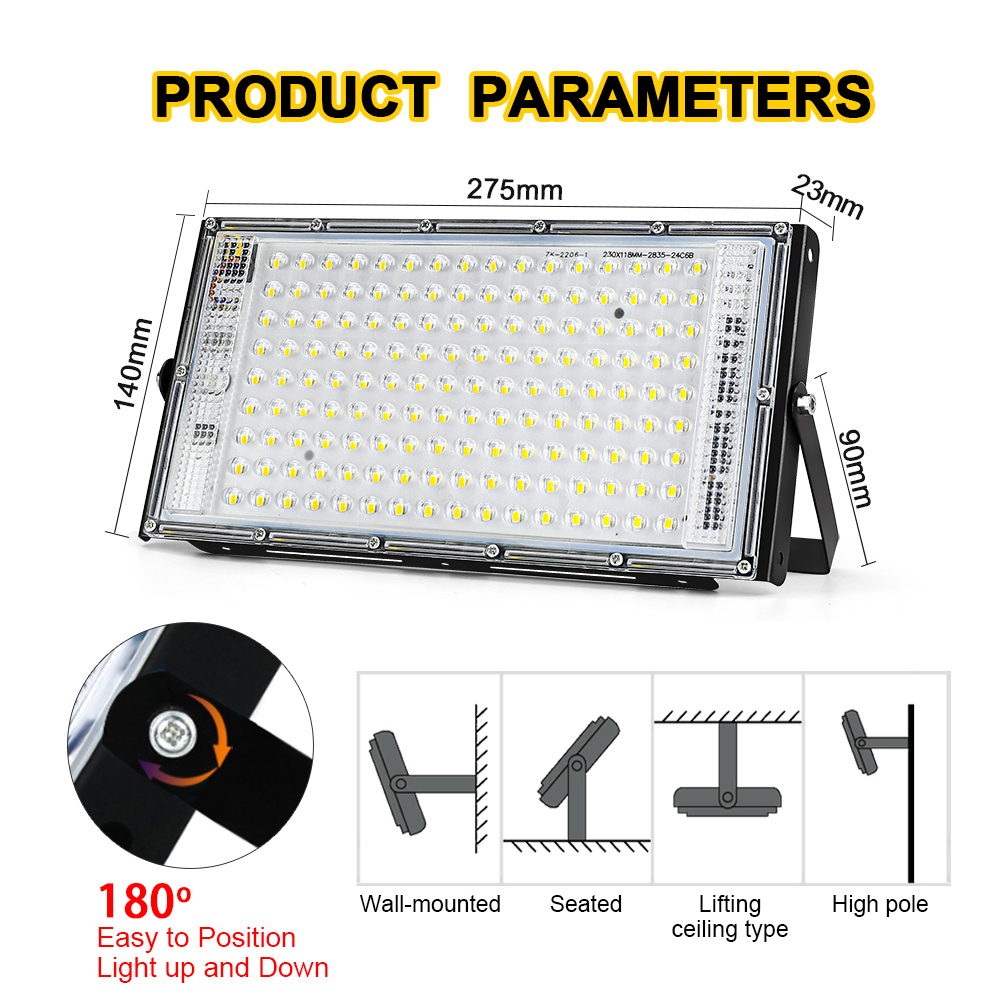 50W 100W 150W Led Flutlicht IP – Photography Lighting Uk Bewertung und Preis