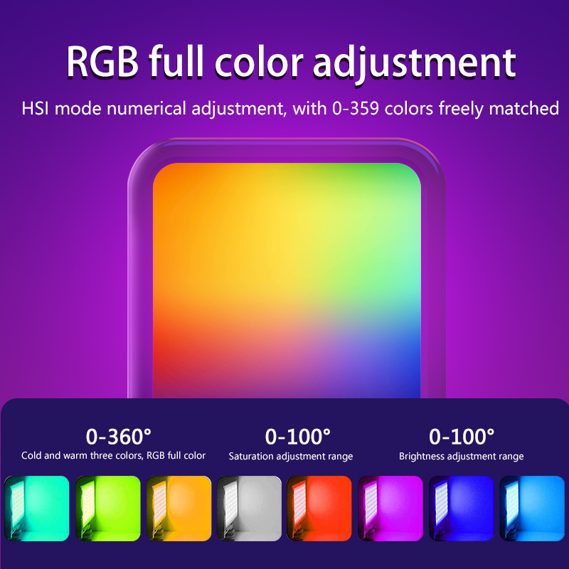 Tragbares Mini-RGB-Videolicht  – Photography Lighting Lamp Bewertung und Preis
